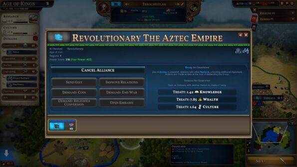 Millennia Revolution occurred 