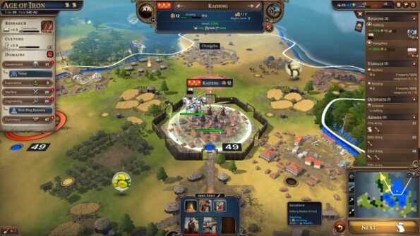 Millennia guide, To manage Units within an Army, click on their portraits at the bottom of the screen