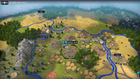 Millennia One City and three Vassals in the region