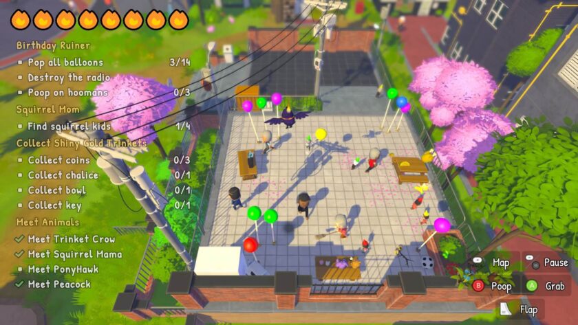 Just Crow Things ruining a party