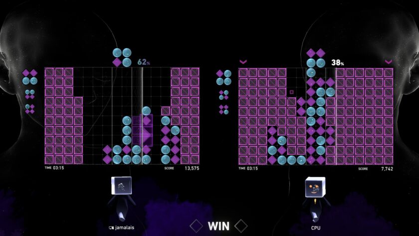Lumines Arise burst mode
