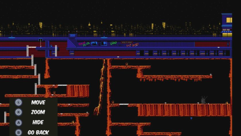 The map of the NES game