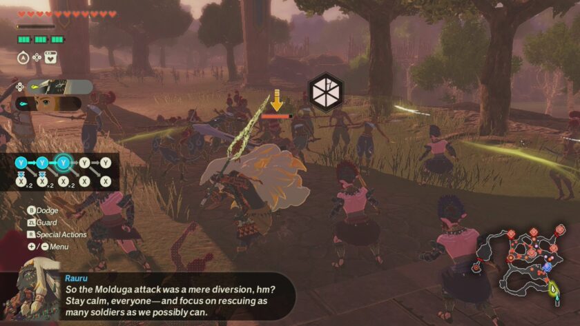 Hyrule Warriors: Age of Imprisonment taking on gerudos