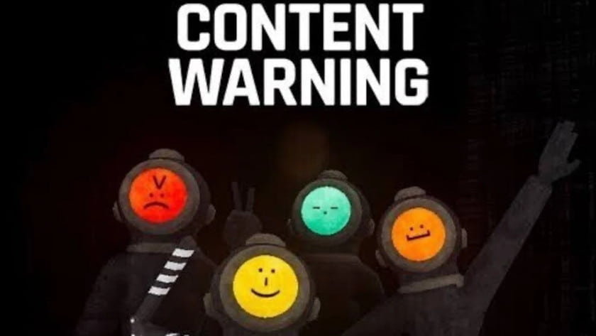 Content Warning logo and key art.