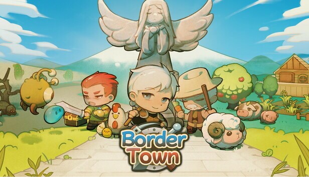 Border Town a bunch of cute heroes and townfolk