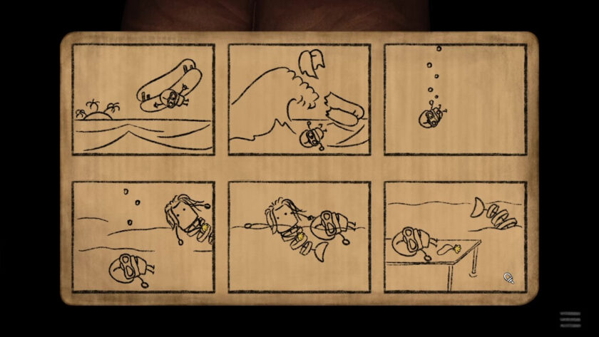 The six pictures reflecting how the Hot Air Balloonist's plane was knocked into the sea and the mermaid rescued them. Published on: LadiesGamers