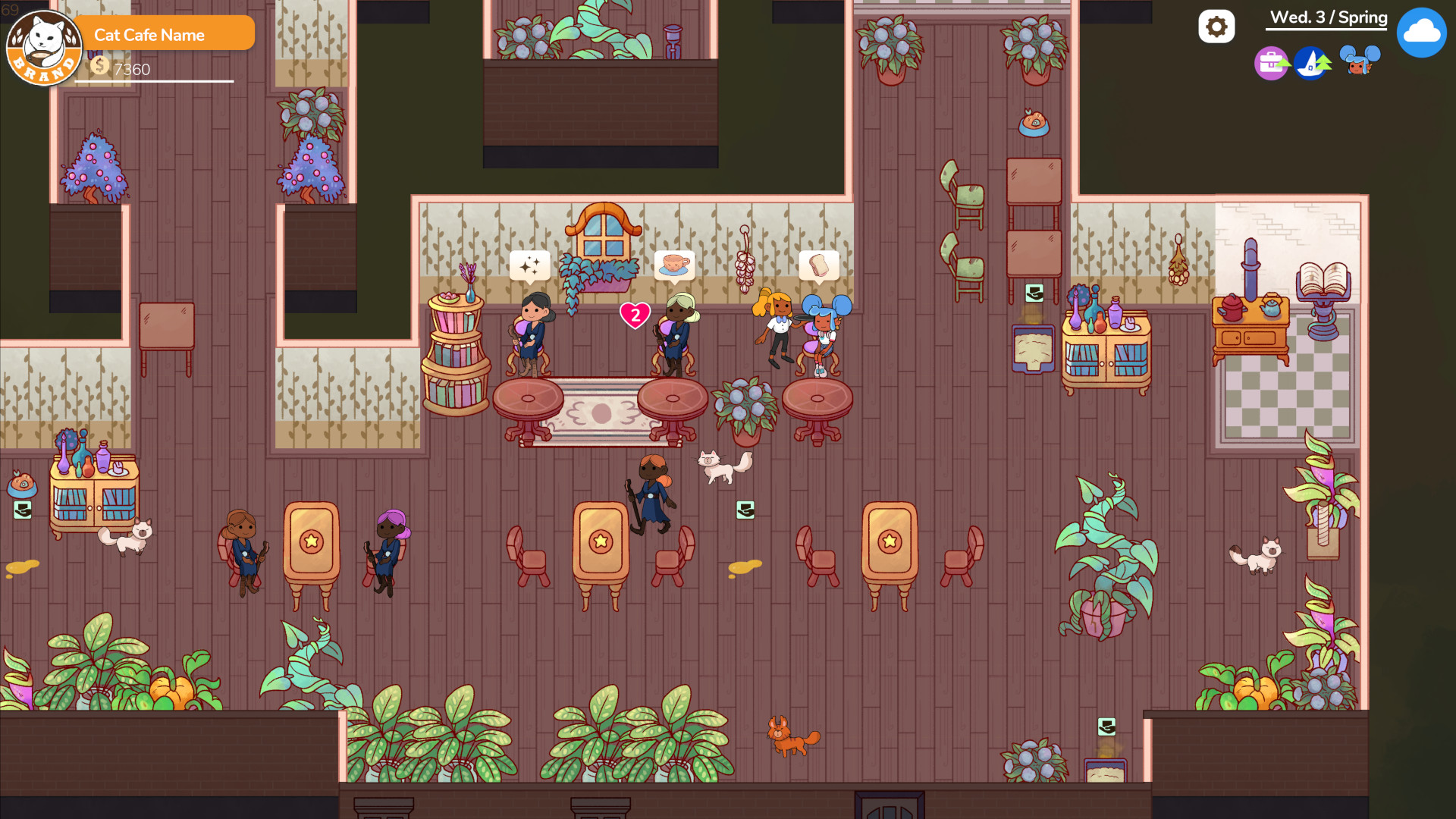 <Cat Café Manager> LadiesGamers.com [Inside the cat café]