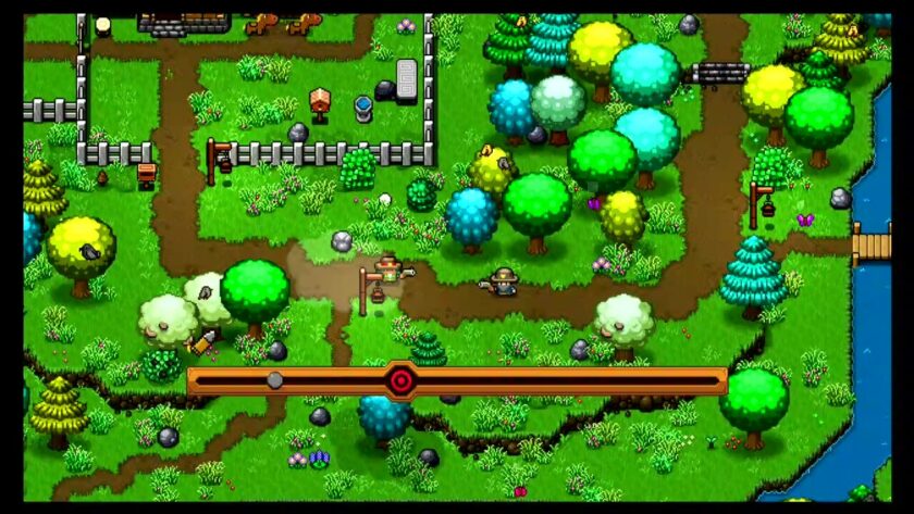 A bandit on the path, with a mini target game to determine who will win the shoot-out. Published on LadiesGamers