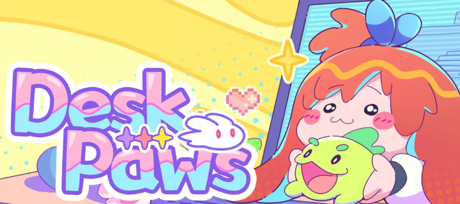 Desk Paws logo and key art. Published on LadiesGamers