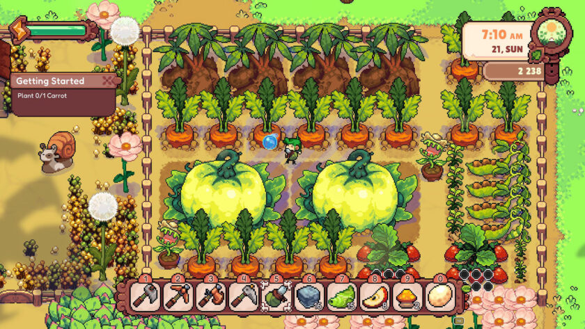 Screenshot for video game Fourleaf Fields  published on LadiesGamers.com