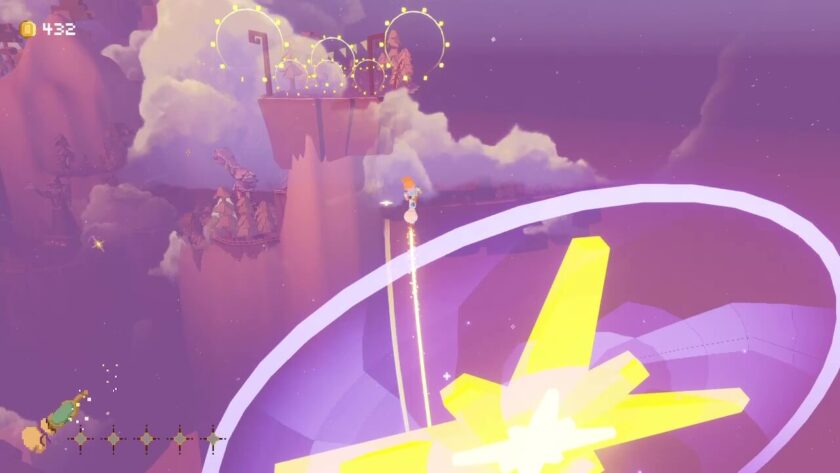 Ila jumping through recharge rings, but not higher enough to reach the next set of rings. Published on LadiesGamers