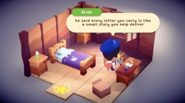 Mafate   Character reflecting on delivering letters