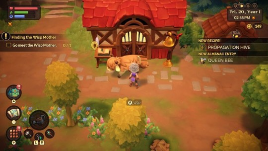 outside the barn taking care of the Mamoos (cow)