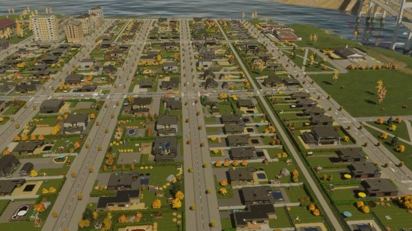 residential area in the city