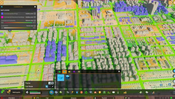 Zonning a commercial area