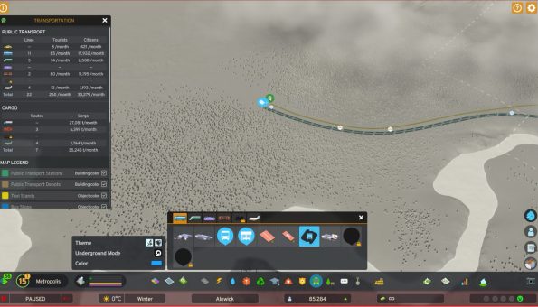 image shows making an outside connection for buses in cities skylines II