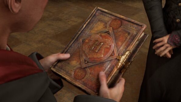 Hogwarts Legacy field guide book