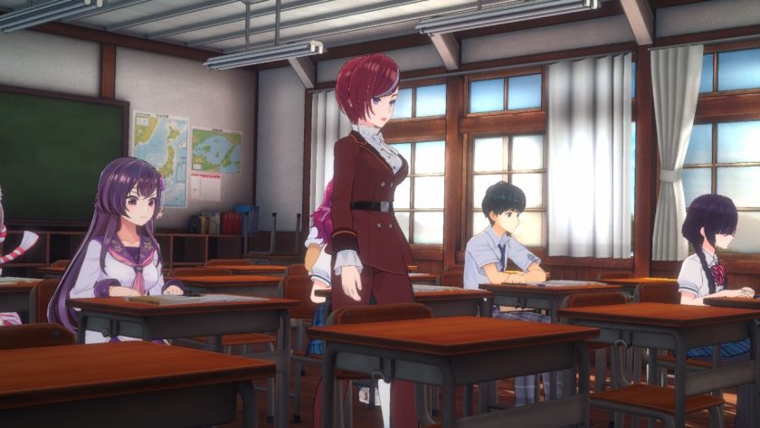 Nini and his fellow classmates are having their lessons