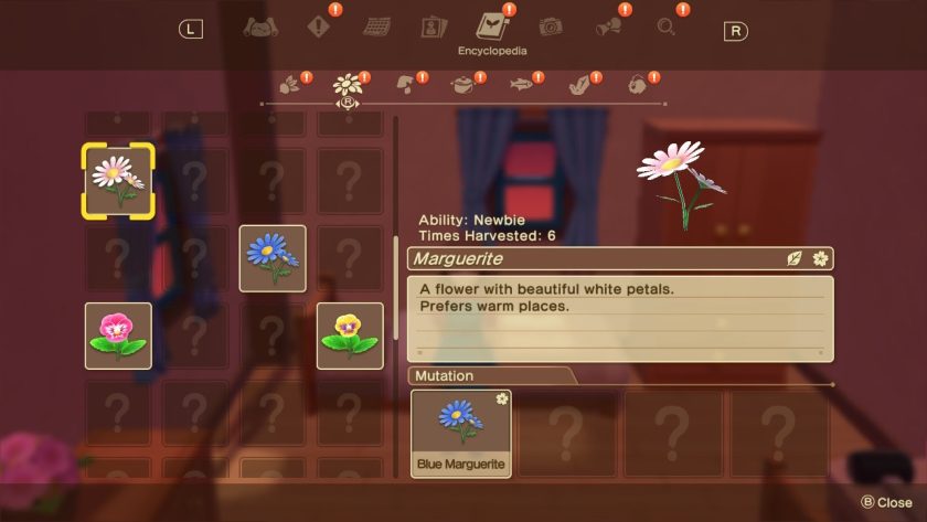 An example of the flowers you can breed in the game