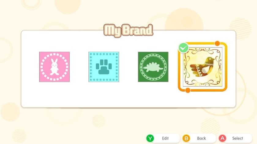 The icons for a brand. There are four standard ones