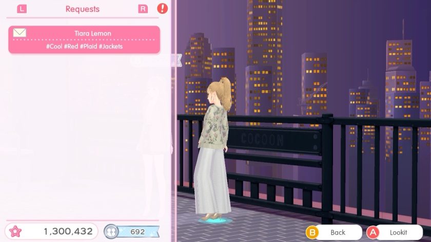 We see a request I got from Tiara Lemon to make an outfit that's cool, red, has a plaid pattern and a jacket.