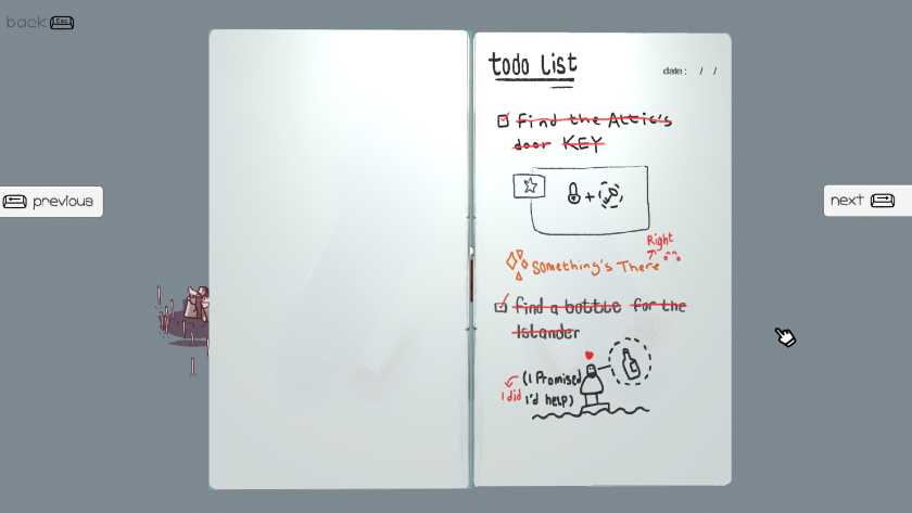 A To Do list in OVERLOOK.