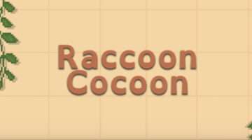 Raccoon Cocoon key art and logo