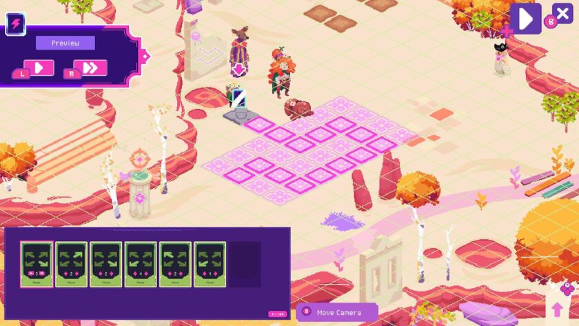 The enchantment window to make The High Priestess move across the tiles. Published on: LadiesGamers