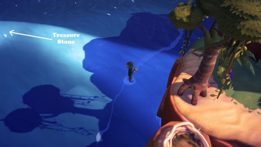 A Survival Kid standing in shallow water, just off the cliff. Published on: LadiesGamers