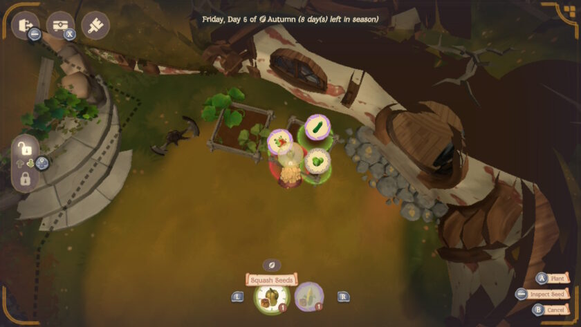 Screenshot of gardening in Tales of the Shire. Published on LadiesGamers