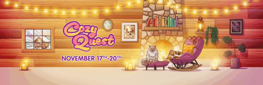 Screenshot for Cozy Quest  published on LadiesGamers.com