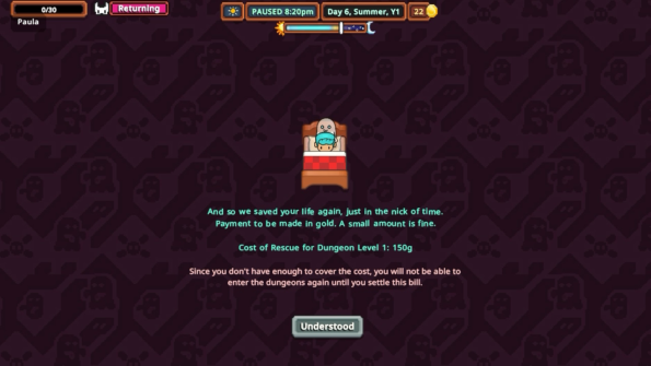 Everafter Falls The Spooklets will return you to bed. 